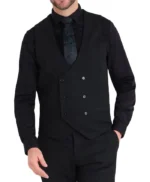 Simple Men’s Black Three Piece Suit