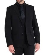 Simple Men’s Black Three Piece Suit