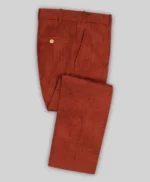 Smith Stylish Red Corduroy Suit