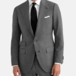 Stylish 2 Piece Mens Gray Suit