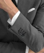 Stylish 2 Piece Mens Gray Suit
