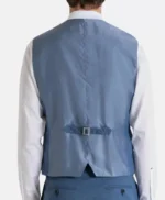 Stylish Mens Slim Fit Light Blue Suit