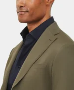 Tate Olive Green Suit Men