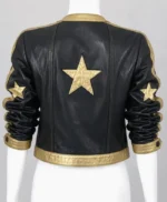 Vintage Golden Star Leather Jacket