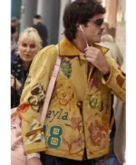 Jacob Elordi Yellow Senior Cord Jacket