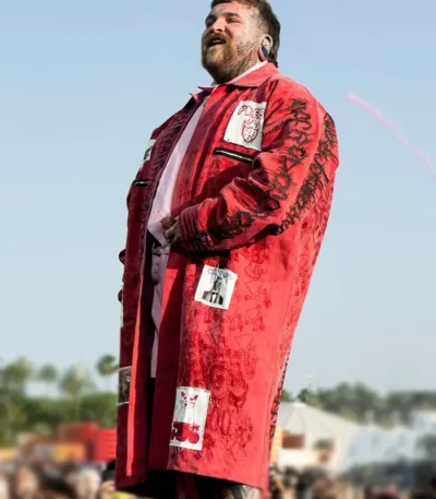 2026 Coachella Teddy Swims Red Coat