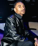 Grammy Durand Bernarr Black Leather Jacket