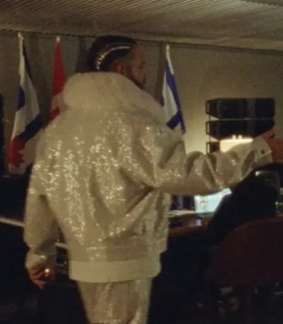 Make Them Remember Drake White Sequin Jacket