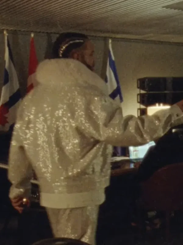 Make Them Remember Drake White Sequin Jacket