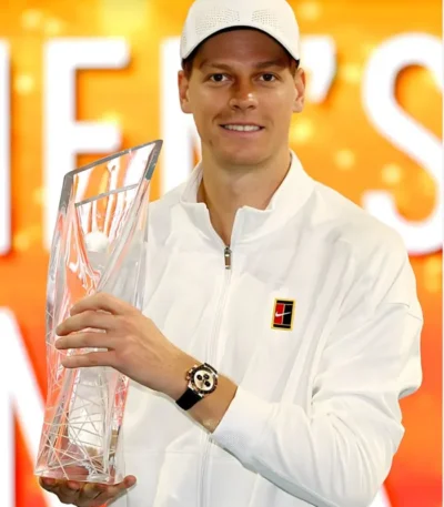 Miami Open Jannik Sinner White Jacket