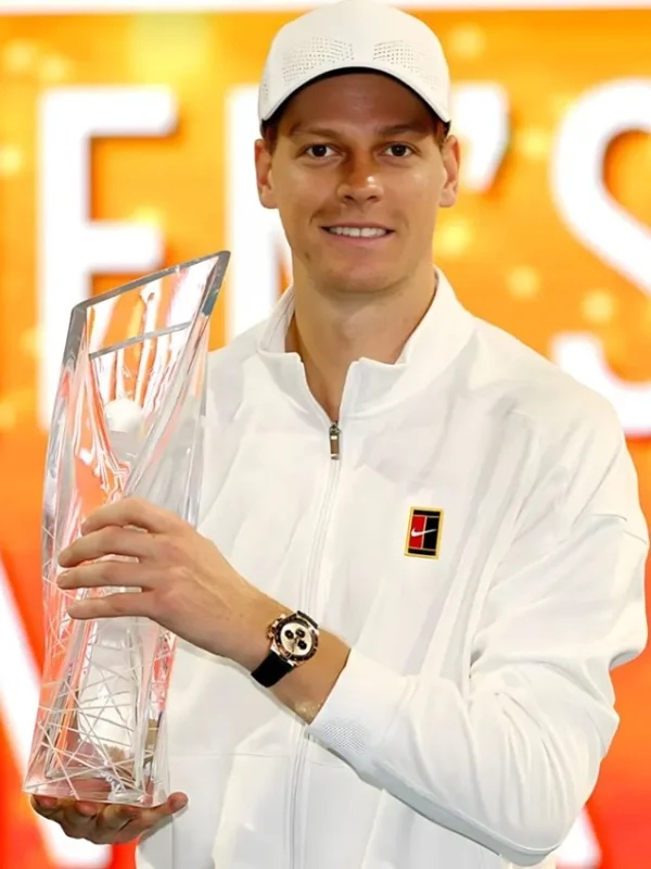 Miami Open Jannik Sinner White Jacket
