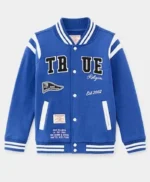 Street Fighter Event Andrew Koji Blue Wool Jacket