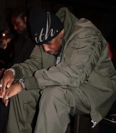 Fabolous Green Satin Jacket