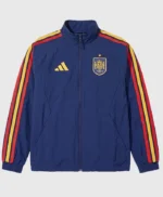 2026 Spain Adidas Home Anthem Blue Jacket