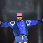 2026 Tour Bad Bunny Blue Adidas Track Jacket