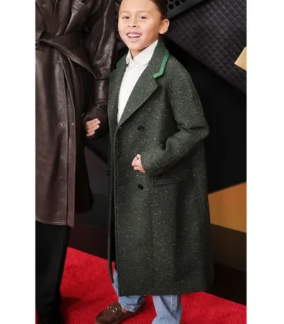 68th GRAMMY Awards Aeko Catori Green Coat