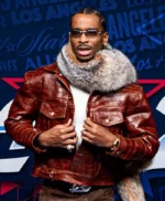 75th All-Star Game Shai Gilgeous-Alexander Leather Jacket