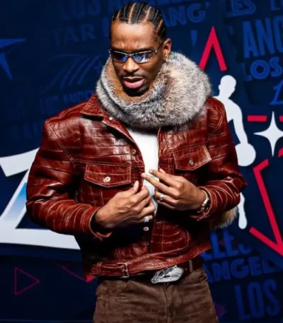 75th All-Star Game Shai Gilgeous-Alexander Leather Jacket