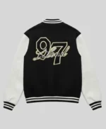 97 lloud Black and White Varsity Jacket