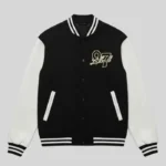 97 lloud Black and White Varsity Jacket