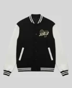97 lloud Black and White Varsity Jacket
