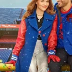 A Bills Love Story Holland Roden Blue and Red Coat