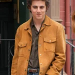 A Complete Unknown Timothée Chalamet Suede Jacket