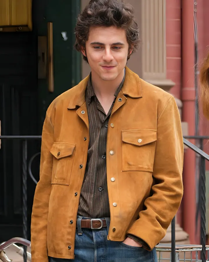 A Complete Unknown Timothée Chalamet Suede Jacket A Complete Unknown Timothée Chalamet Suede Jacket