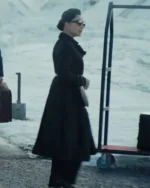 A Murder at the End of the World Lu Mei Black Wool Coat