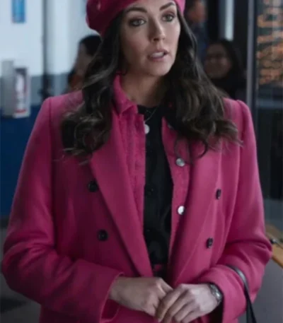 A Reason For The Season Taylor Cole Pink Coat