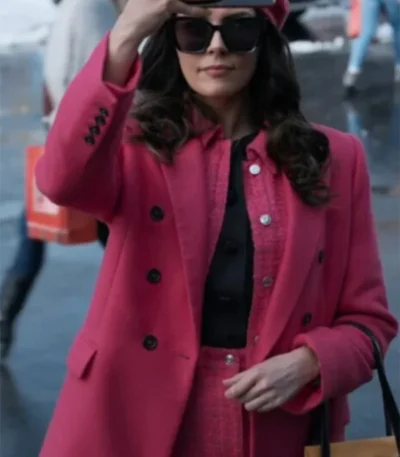 A Reason For The Season Taylor Cole Pink Coat