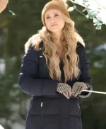 A Royal Montana Christmas Fiona Gubelmann Black Puffer Coat