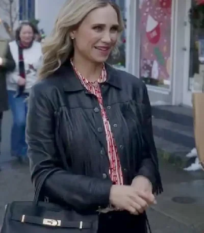 A Royal Montana Christmas Fiona Gubelmann Leather Jacket