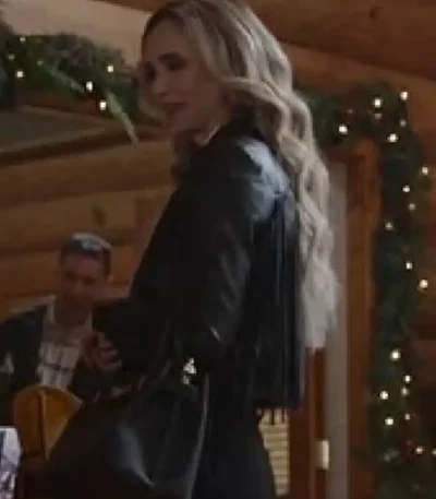A Royal Montana Christmas Fiona Gubelmann Leather Jacket