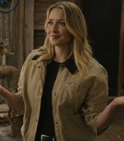 A Season to Blossom Emily Tennant Beige Jacket