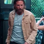 A Star Is Born Bradley Cooper Khaki Denim Jacket