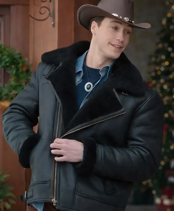 A Wild West Christmas Travis Gunner Black Jacket A Wild West Christmas Travis Gunner Black Jacket