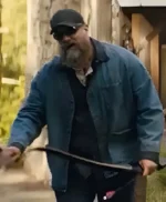 A Working Man 2025 David Harbour Denim Jacket