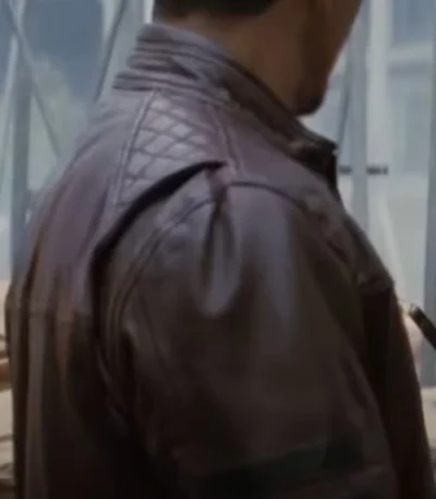 A Working Man Brown Leather Jacket