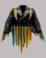 Corazon De Leon Black Leather Jacket