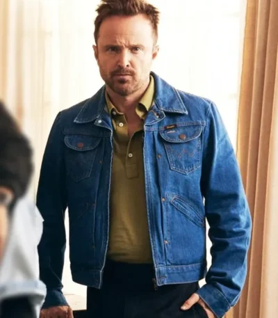 Aaron Paul Ash Blue Denim Jacket