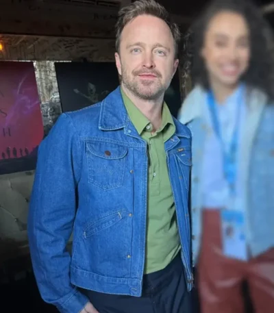 Aaron Paul Ash Blue Denim Jacket