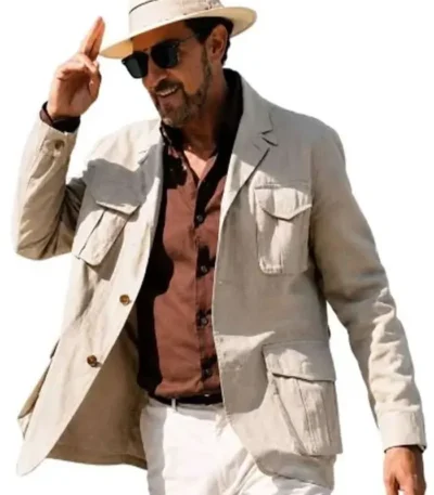 Above and Below Antonio Banderas Cotton Jacket