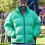 Adam Sandler Happy Gilmore 2 Green Puffer Jacket