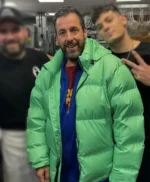 Adam Sandler Happy Gilmore 2 Green Puffer Jacket
