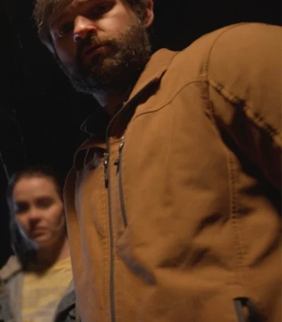 Adam Weppler Round the Decay Brown Cotton Jacket