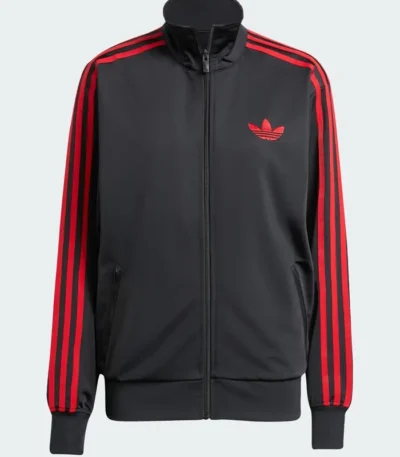 Adicolor Black and Red Firebird Jacket