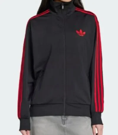 Adicolor Black and Red Firebird Jacket