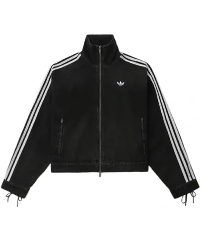 Adidas Laced-Up Denim Jacket
