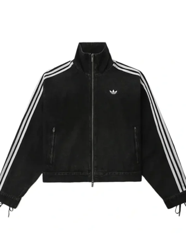 Adidas Laced-Up Denim Jacket